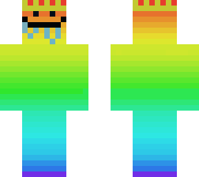 derp rainbow with crown