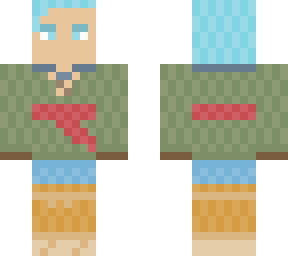 Dragon Quest Xi Erik Minecraft Skin