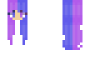 energy and water - very dark purple-blue hair base