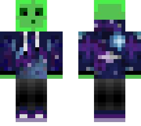 green galaxy slime