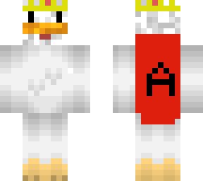 king chicken with a cape