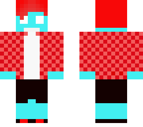 minecraft_bi taken over by herobrine in his summer clothes