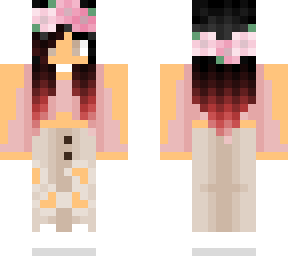 my sister bossed me around to make this skin
