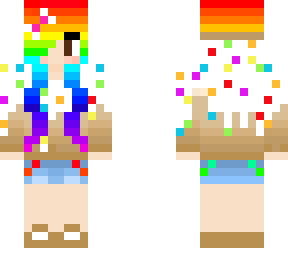 rainbow cookie girl