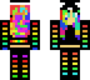 rainbow girl