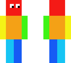rainbow person