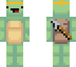 turtle with spear