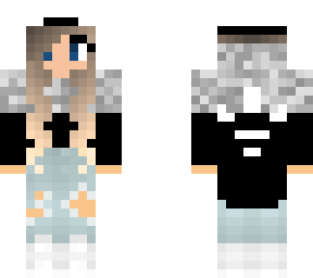 white camo girl