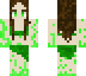 a leafy girl.