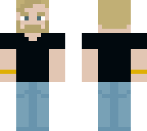 bearded v-neck