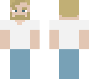blonde beard v-neck