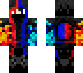 blue and ice flame