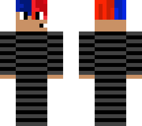 blue and red