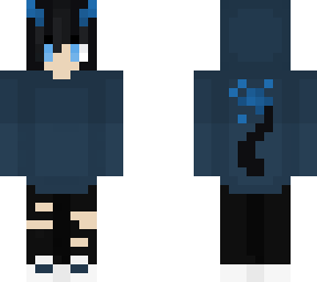 blue demon boy