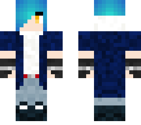 blue haired explorer