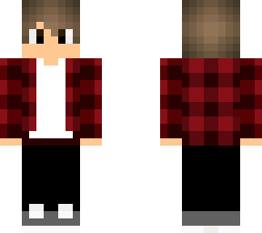 boy with flannel