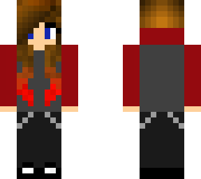 cute brown and red haired girl