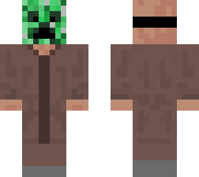 derp villager with creeper mask
