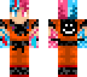goku blue mixed with rose