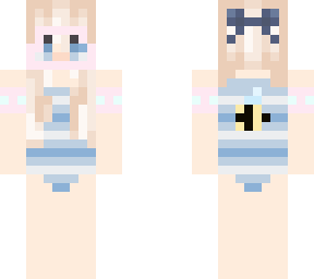 light blue swimming suit