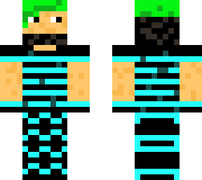 neon blue guy