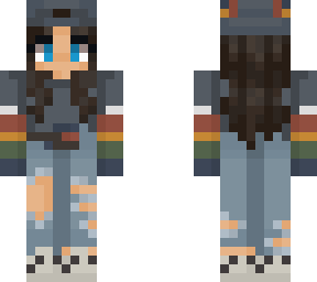 overalls girl