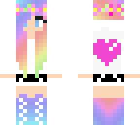 pastel heart hoodie girl