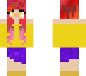 phoenix haired girl 2( without the dots on shoes and clothes)