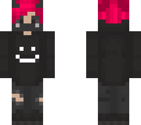 pink-haired demon boy