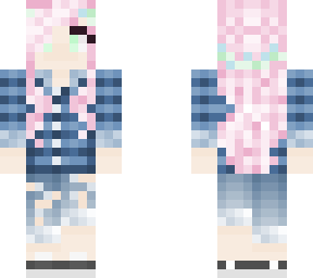 pink haired girl