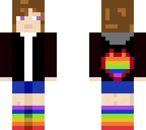 pride leather jacket girl