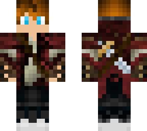 red assassin with sword