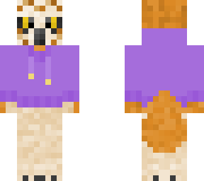 short-eared owl (purple hoodie)