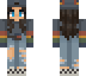 simple overall girl