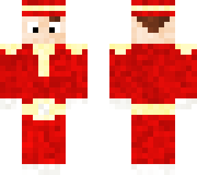 a dude with a red suit