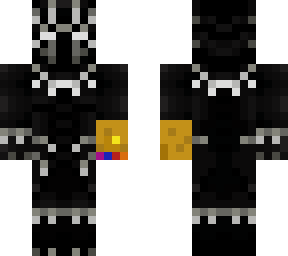 black panther with infinity gauntlet