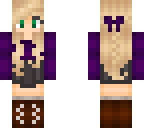 blonde girl purple ver.