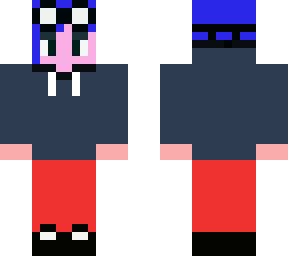 blue hoodie boy
