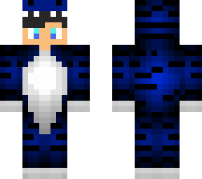 blue tiger onsie dino