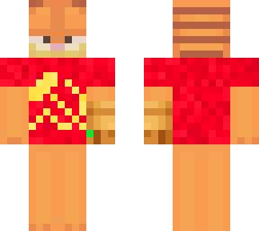 commie garfield w/ a gauntlet