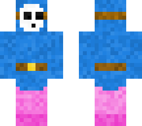dark blue shy guy