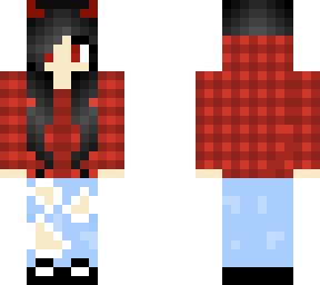 demon girl with a hood.