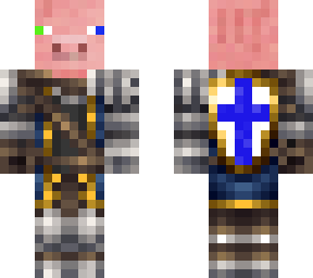 finish knight pig