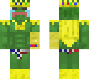 meme king with cape and infinity gauntlet