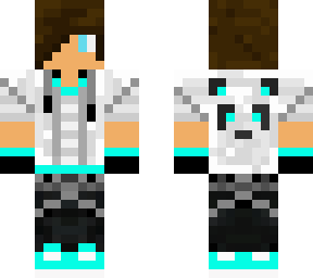 panda jacket guy with blue eyes
