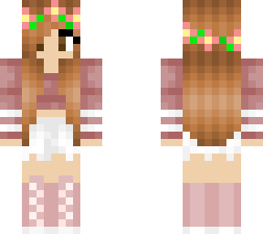 red camo girl with brown hair