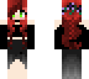 red head goth