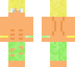swimming pineapple boy
