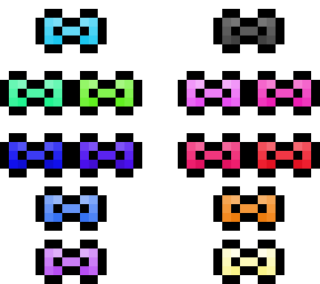 various assorted bows
