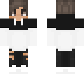 black and white